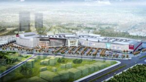 Phối cảnh Aeon Mall tại huyện Hóc Môn sắp xây dựng với quy mô lên đến 30.000m2